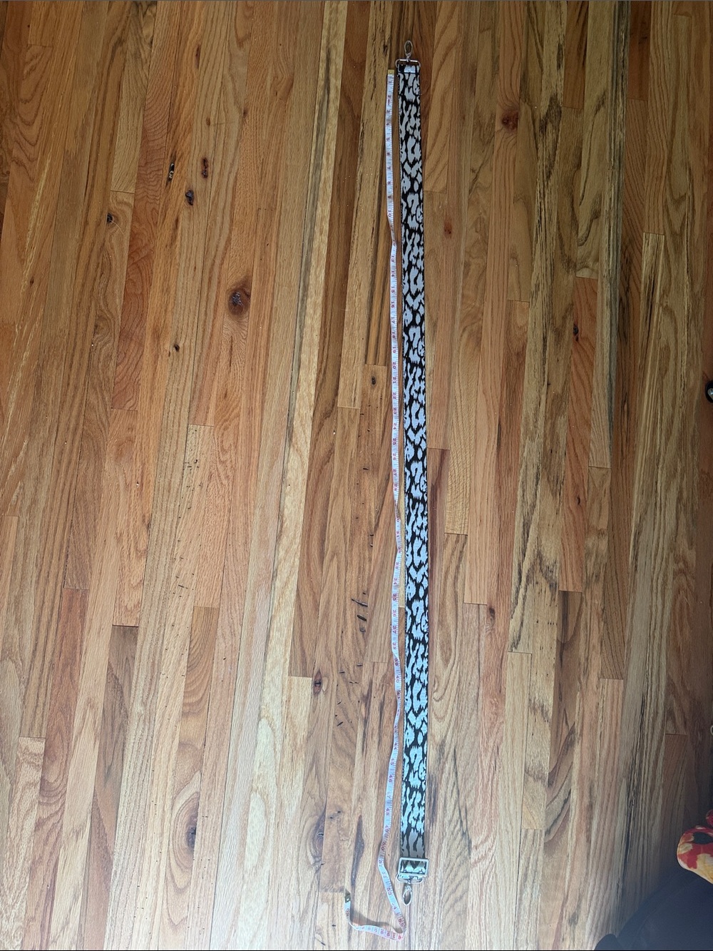 Black and White Patterned purse strap